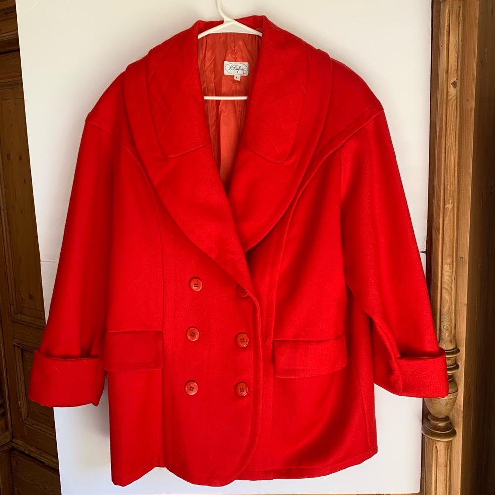 Women’s Red Wool Coat